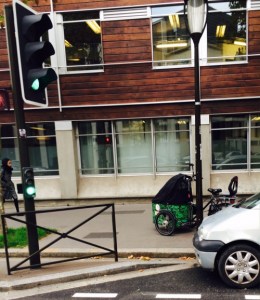 Bike with life-sized Child Basket